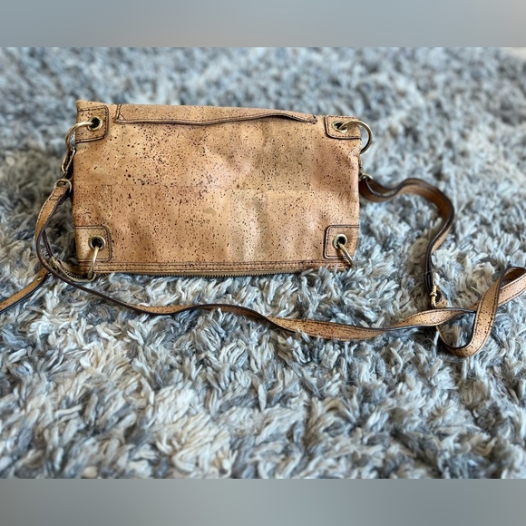 Queork Cork Crossbody Bag with Gold Rings - Picture 2 of 5